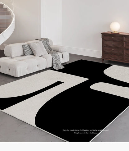 French Retro Living Room Decoration Plush Carpet Large Area Non-slip Mat Light Luxury Rugs for Bedroom Thicken Cream Lounge Rug