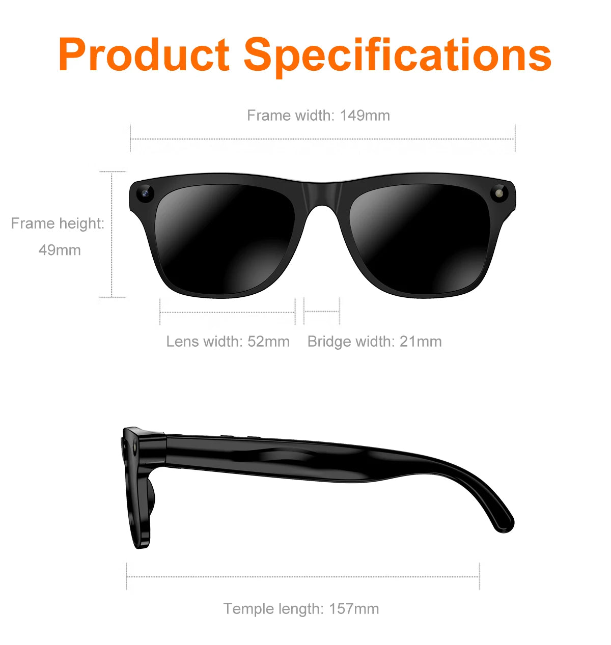 Xiaomi Smart AI Glasses 800W HD 8K Shooting Camera Video Record Photo Voice Call Translation Waterproof Smart Sunglasses 2026