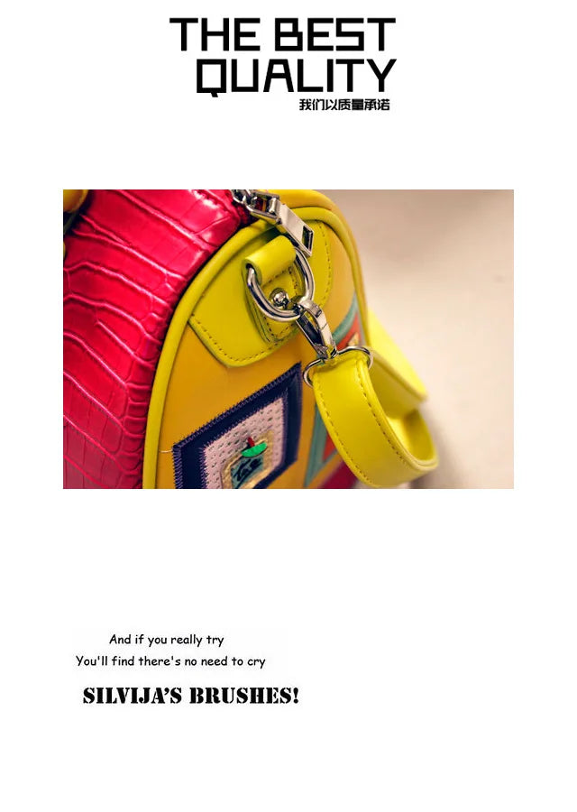 Luxury Vintage Shoulder Bag for Women Beautiful Design Creative Boston Bag for Friends Gifts