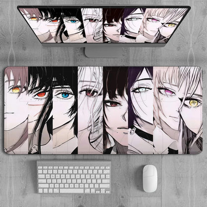 HD Chainsaw Man XXL Mouse Pad Anime reze Gamer Makima Gaming PC Accessories Mouse pads Large Keyboard Desk Mat Computer Keyboard