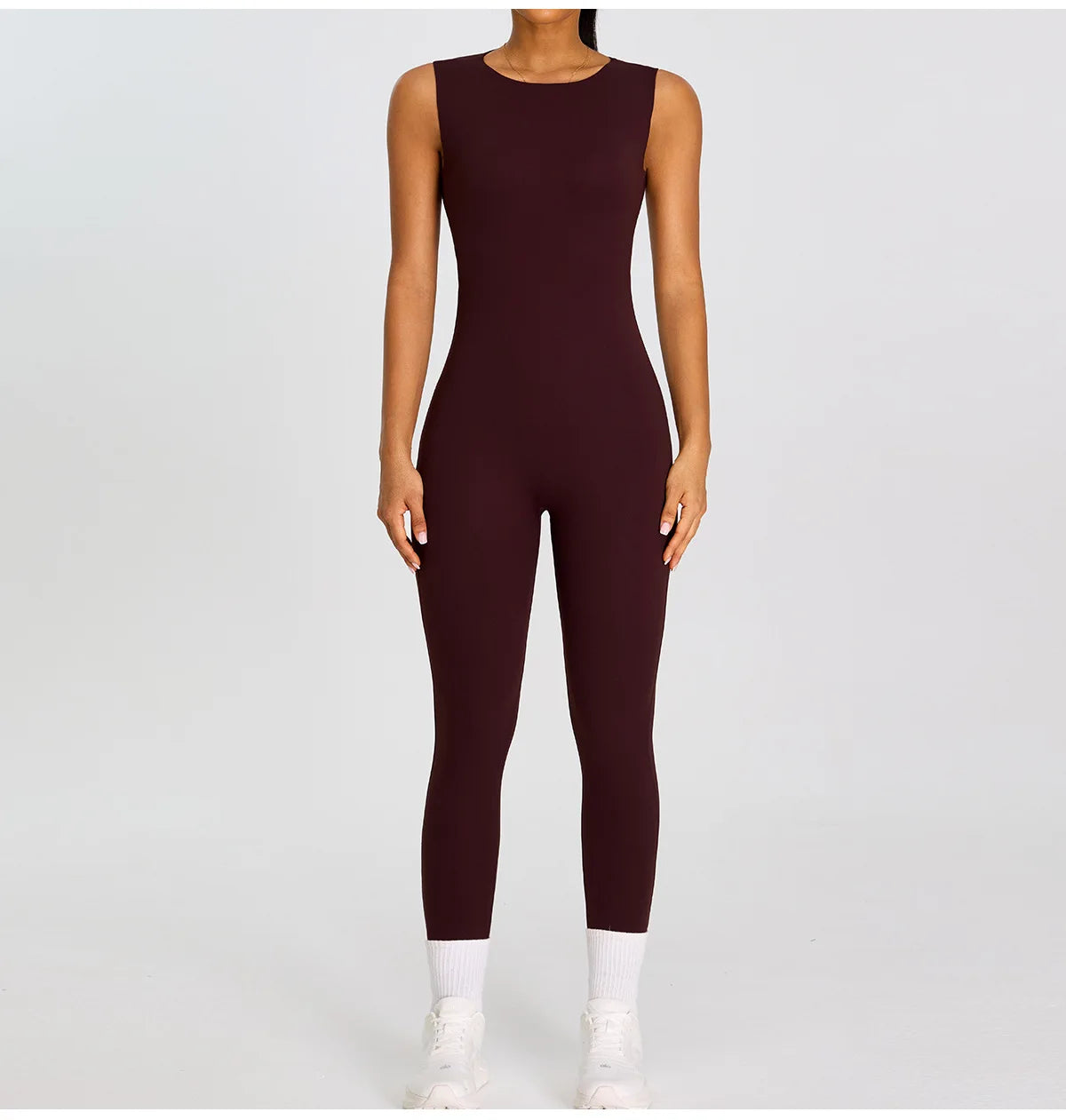 Summer Women Sleeveless Back Hollow Jumpsuit Fitness Sport Bodysuit Yoga Clothing Female Breathable Gym Overalls Workout Clothes