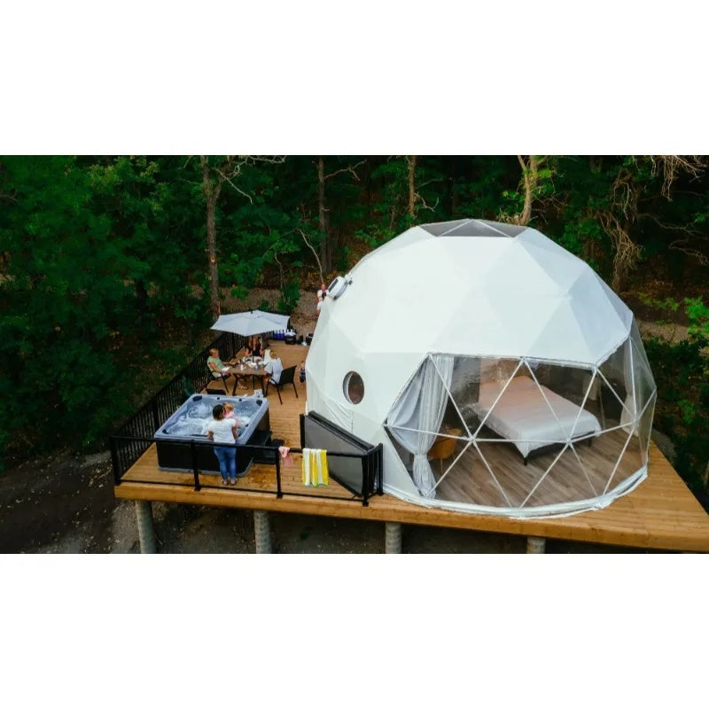 Premium Geodesic Dome Tent for Eco Resort Glamping Farm Stay Outdoor Accommodation Investment Project Business Solution Kit