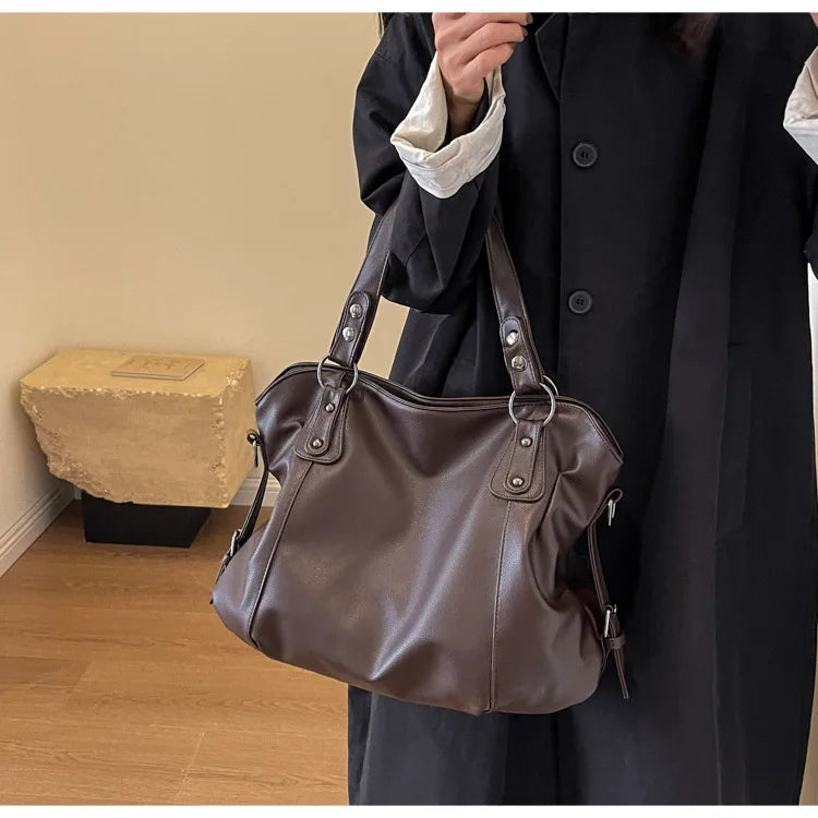 Female Hobo Handbag Large Capacity Shoulder Bags Big Stylsih Tote Bag Ladies Soft Leather Hobos Messenger Bags Women Сумочки