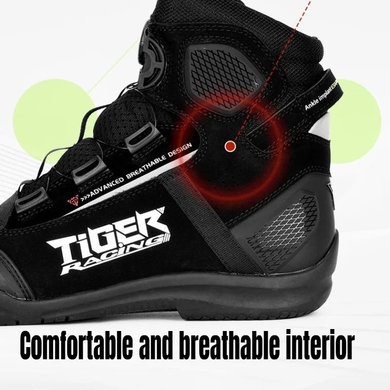Moto Shoes for Men, MTB Cycling Shoes, Winter Hiking High-Cut Boots, Tenis Masculino, Road Bicycle Sneaker，Casual Shoes