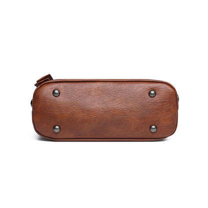 Solid Color Luxury Designer High Quality Leather Women's Handbag Purses Multifunctional Ladies Shoulder Messenger Bags Sac Femme