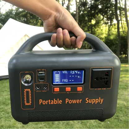Portable Power Station Solar Generator with Solar Panel (Optional), 400W 192Wh LiFePO4 Power Bank, with Camp Solar Charger