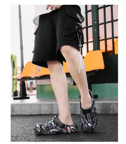 Plus Size 48 49 Men's Summer Clogs Sandals Eva Slippers Men Fashion New Flat Sandals Men Women Leisure Slides Men Casual Shoes