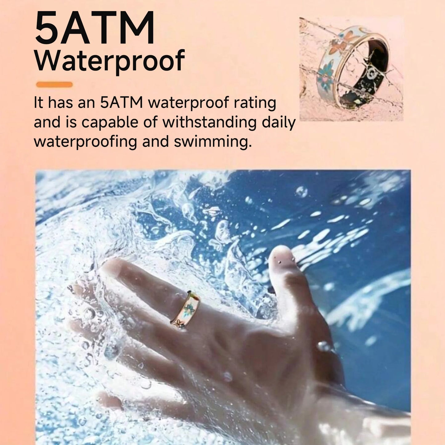 2026 New Healthy Smart Ring 5 ATM Waterproof Wireless Call Heart Rate/Sleep Oxygen Monitoring For Android/IOS Men Women Gifts