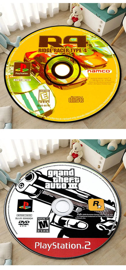 CD living room round rugs  custom rugs  play game mat carpet bedroom children's room  Racing picture and custom carpet