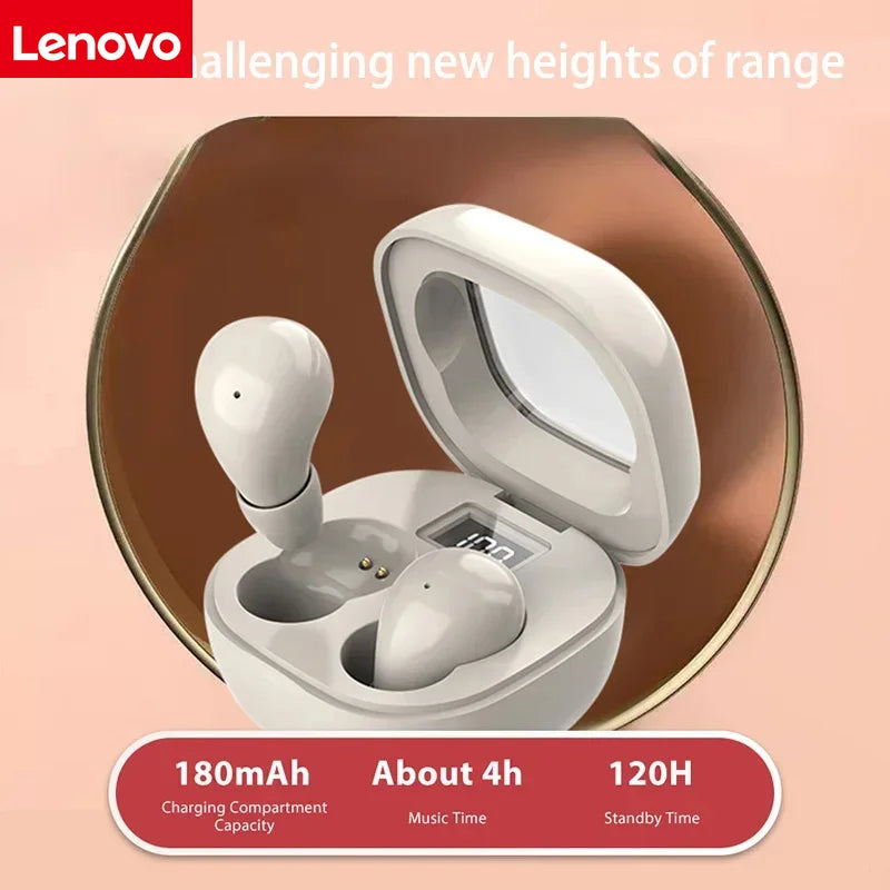 Lenovo SK19 Mini Wireless Bluetooth 5.3 Earphones Invisible Sleep Headphones for Huawei Xiaomi Redmi Noise Reduction Heasets