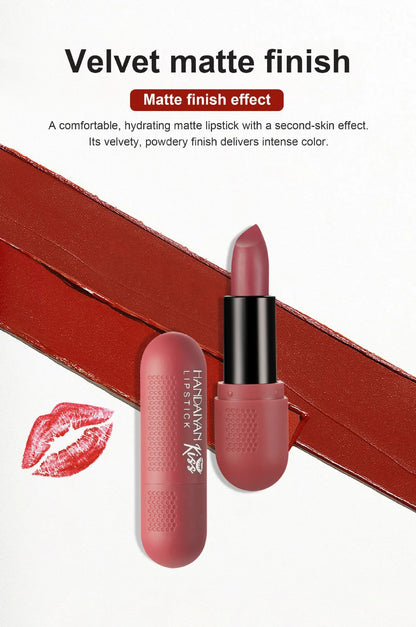6 Colors Matte Lipstick Set for Women Long Lasting Velvet Texture Non-Drying Radio Tube Makeup Lipsticks Set Gift Box Included