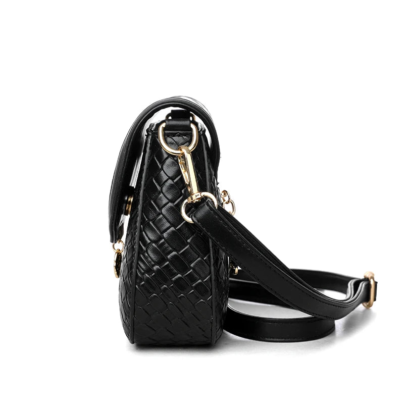 High Quality Soft Leather Purse Fashion Women Shoulder Messenger Bag Multi-pocket Wear-resistant Bag Luxury Ladies Handbag Sac