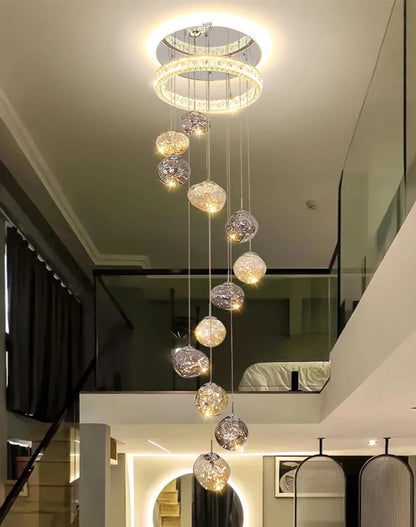 Modern Stair chandelier Pendant lights indoor lighting Ceiling lamp hanging light led Chandeliers for living room indoor lightin