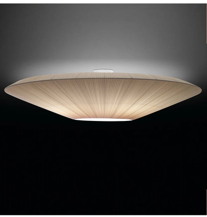 Wabi-sabi Minimalist LED Ceiling Chandeliers Lamps Flush Mount Fabric Pendant Lights Home Decoration Dinning Living Room Bedroom