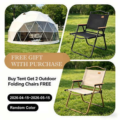 Tents Camping Outdoor Heavy Duty Luxury 6m Geodesic Dome Tent Glamping Dome With Bathroom