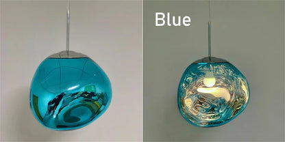 Nordic LED Lava Pendant Lights PVC Lighting Ideal for Living Room Indoor Decor Home Fixtures Loft Kitchen Hanging Lamp