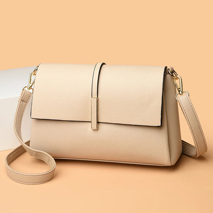Soft Leather Luxury Shoulder Crossbody Bags for Women 2023 Fashion Purses and Handbags Designer Fashion Ladies Messenger Bag Sac