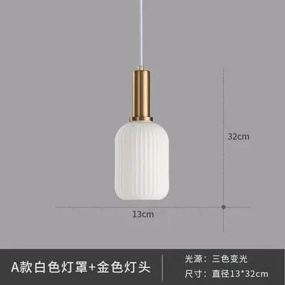 Modern LED Nordic Glass Pendant Lights Fixtures Bedroom Dinning Living Room Light Hanging Lamp Hanglamp Luminaire