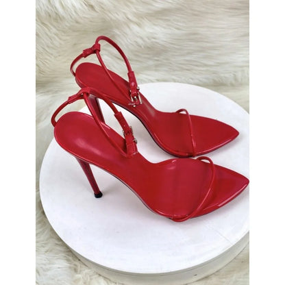 New Luxury Brand Fashion High Heels Summer Autumn Comfortable and Elegant Women's Sandals Casual Thin High Heels Women's Shoes