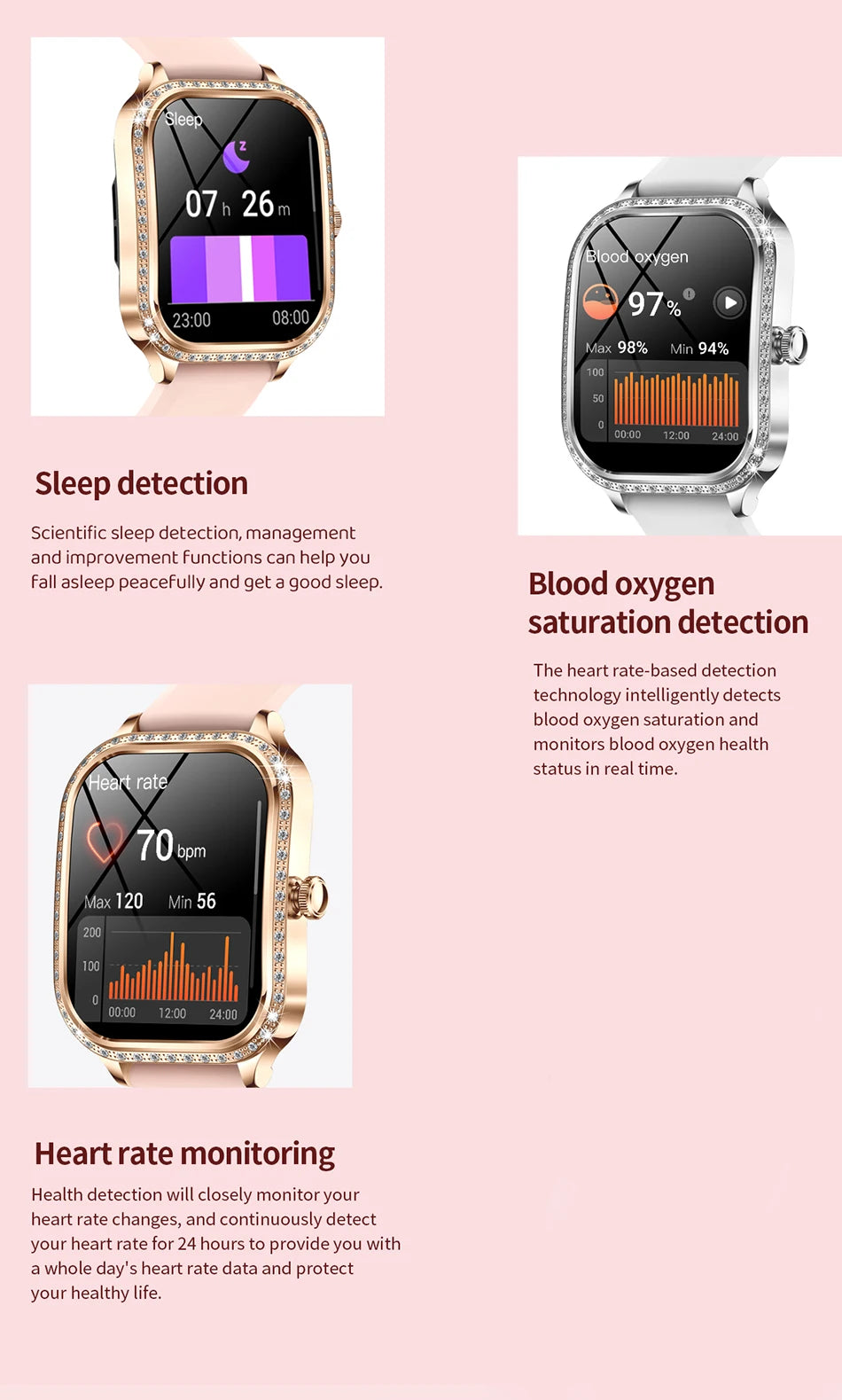 Ultra-Thin 1.76 AMOLED Curved Screen Watches HD Display Time Call Alert Men Women Smart Watch Ladies Gift Android IOS 2025 New
