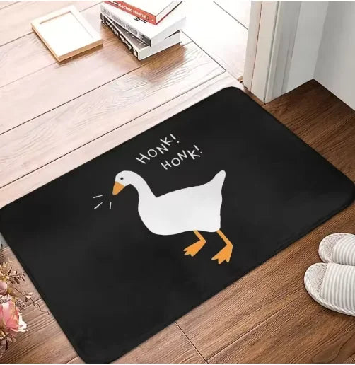Hippity Hoppity Get Off My Property Retro Welcome Rugs Kitchen Front Door Mats Living Room Bedroom Entry Doormat Non-slip Mat