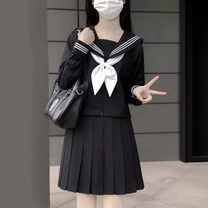 Japanese School Uniforms Sailor Suit Jk Uniforms College Middle School Uniform For Girls Students Costume