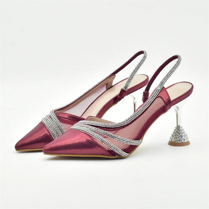Fashion Party Italian Shoe Bag Set Ladies Shoe with Matching Bag Set 2024 Designer Shoes Women Luxury 2024 Nigerian Party Pumps