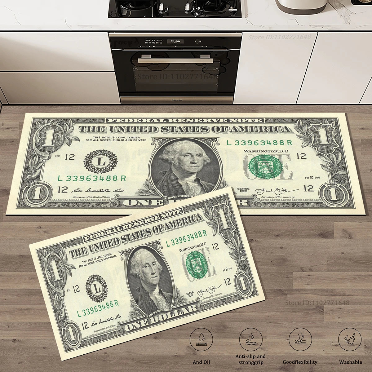 Living Room Dollar Luxury Kitchen Absorbent Foot Carpets Entrance Doormat Kawaii Rug Floor Mat Anti Slip Mat Home Hallway Decors