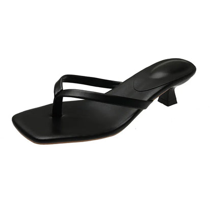 Female Summer Sexy Heels Fashion Sandals Slides Ladies Shoes Flip Flops Luxury High Heels Slippers Shoes Women Pumps