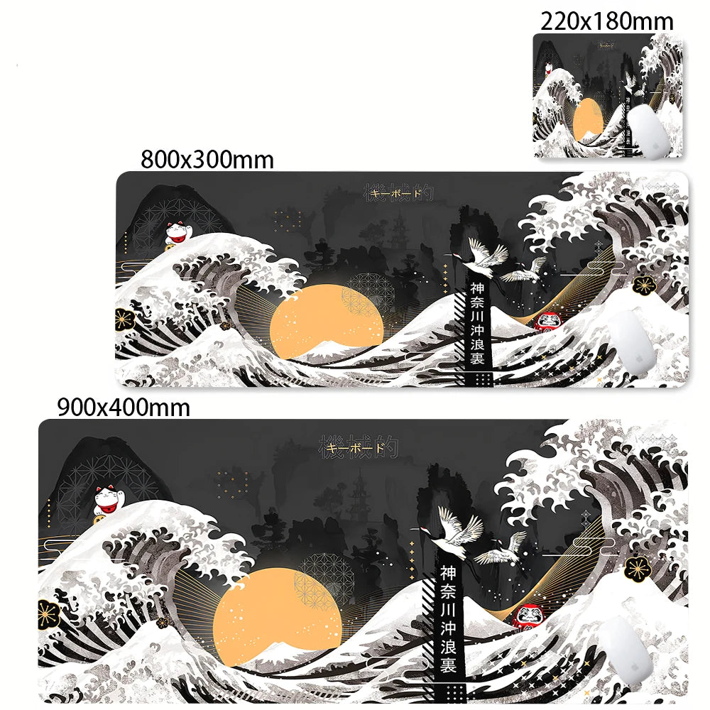 Large Gamer Mouse Mat Gaming XXL Mouse Pad Great Wave Gaming Mouse Pad Office Table Carpet Gaming Mats Computer Big Deskmat