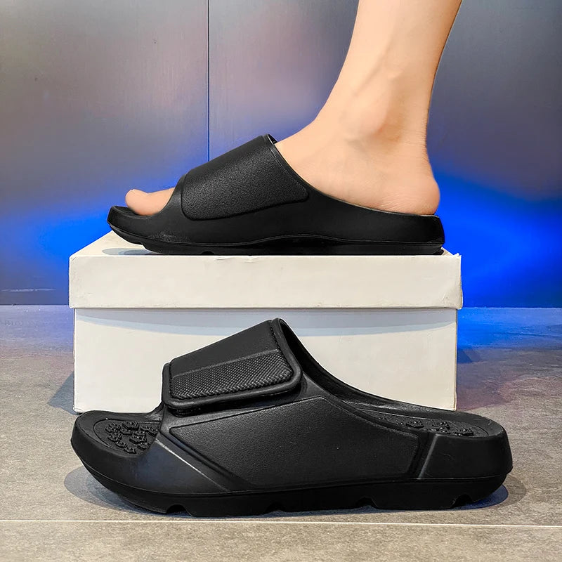 Outdoor Sandals Beach Casual Shoes New Summer Men Massage Slippers Sides Indoor Soft Sole Slides Men Flip-flops Men's Footwear