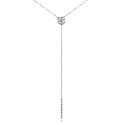 FCGJHW All Moissanite Necklace Pendant for Women Long Chain Lab Diamond Luxury Wedding Party Jewelry S925 Sterling Silver 2026