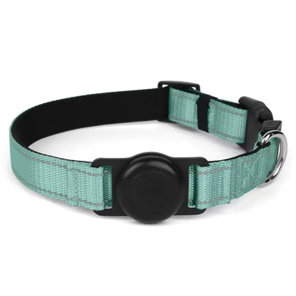 Dog Collar with Airtag Holder Ultra-Durable Comfortable Padded Heavy Duty Dog Collars for Small Medium Large Dogs