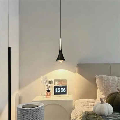 Luxury Waterdrop Bedroom Bedside LED Pendant Lights Kitchen Island Bedroom bar Table Dining Room Hanging Light Home Chandelier