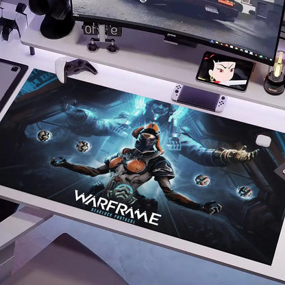 Game Warframe Mouse Pad Multiple Sizes Large Square Computer Office Game Table Mats Rubber Anti-slip Mousepads