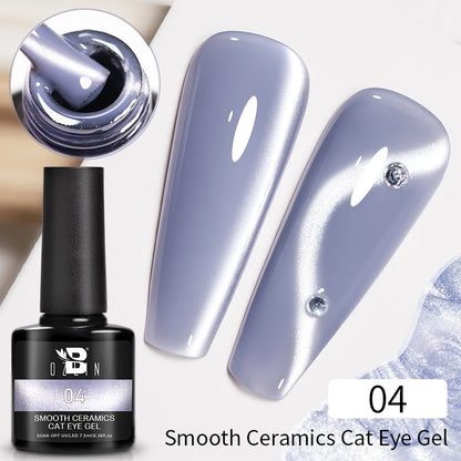 AWStorG 7.5ml Light Color Cat Eye Gel Nail Polish Pink Semi Permanent Glitter Magnetic Gel Soak Off UV LED Varnish Nail Art