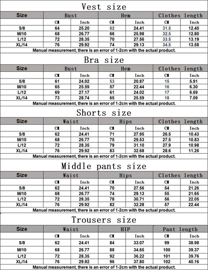 2PCS Stripes Fitness Suit Women's Tracksuits Polka Dot High Waist Workout Capri Pants Sports Set Female Yoga Sports Clothes