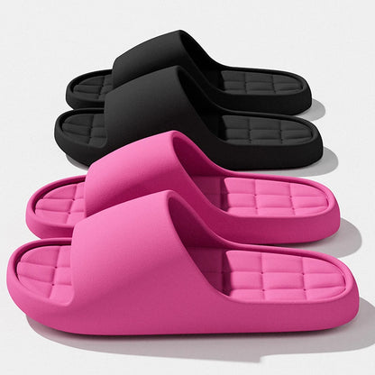Man Fashion Slippers Solid Beach Sandals Summer Non Slip Lightweight Soft Unisex Slides Women Outdoor Indoor House Shoes