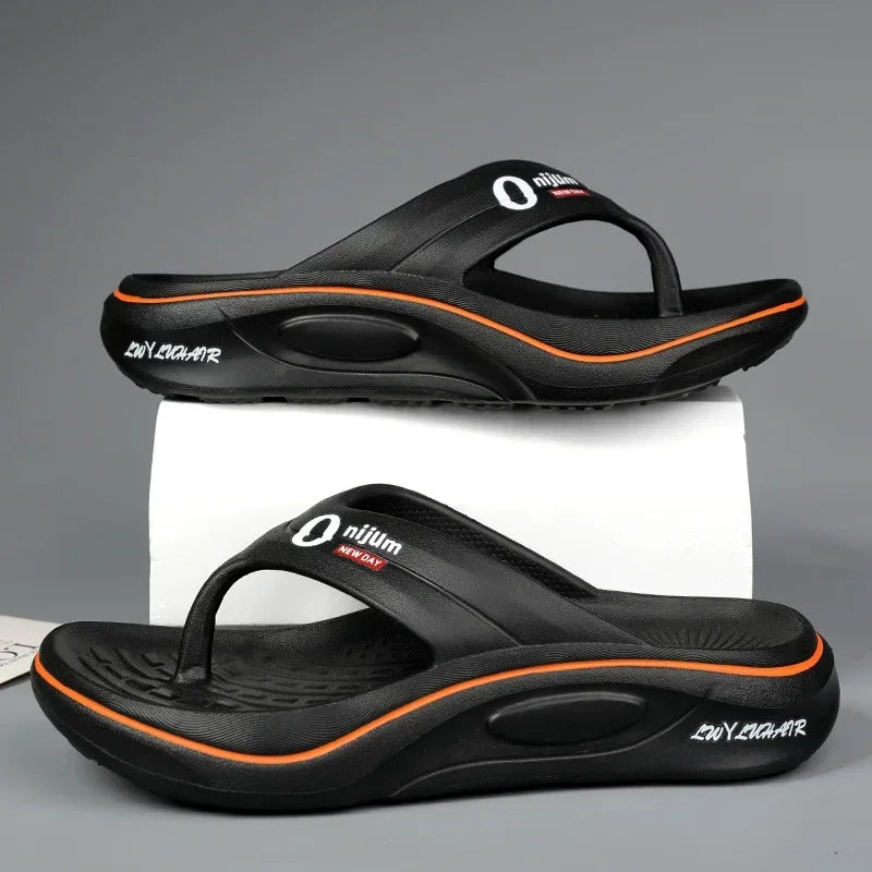 Summer Men Slippers Non Slip EVA Flip Flops Lightweight Home Sandals Soft High Quality Slides Fashion Outdoor Beach Bathroom