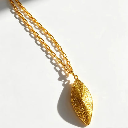 Luxury 18K white Solid Platinum PT950 leaf-shaped necklace women's Chinese style retro high-end clavicle chain