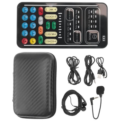 Professional Voice Changer Handheld Microphone Voice Changer With Sound Multifunctional Effects Machine For Phone//Switch (I