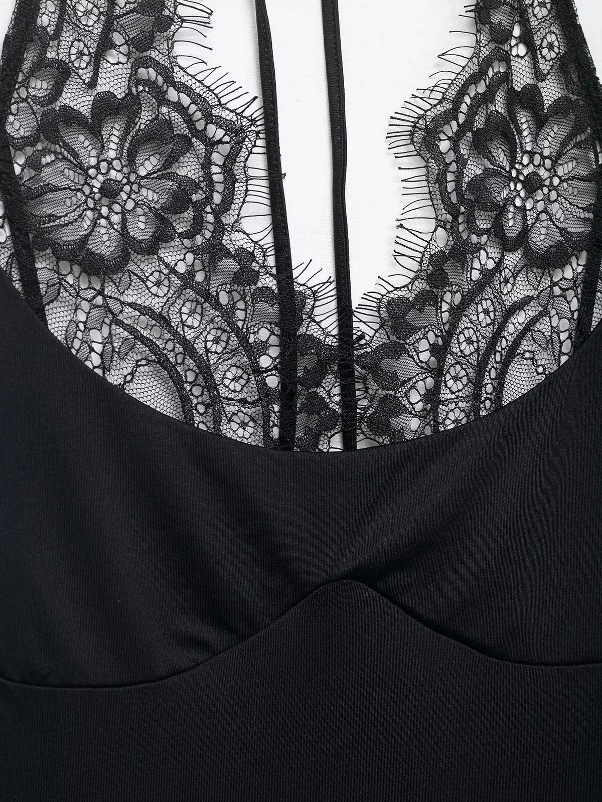 KONDALA Trendy Party Sexy Women Jumpsuit Patchwork Lace Halter Backless Bodysuit New Fashion 2026 Spring Summer Holiday Jumpsuit