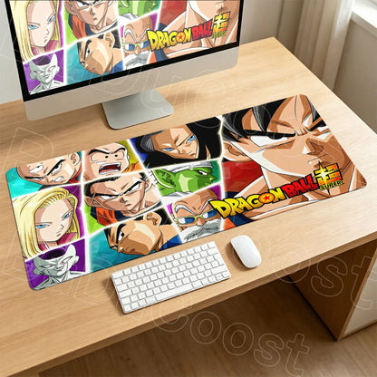 Anime Gaming Anti-slip Mousepad 300x600mm Computer Gamer Carpet Gift Dragon Ball Vegeta Lock Edge Deskmat XL Laptop Keyboard Rug