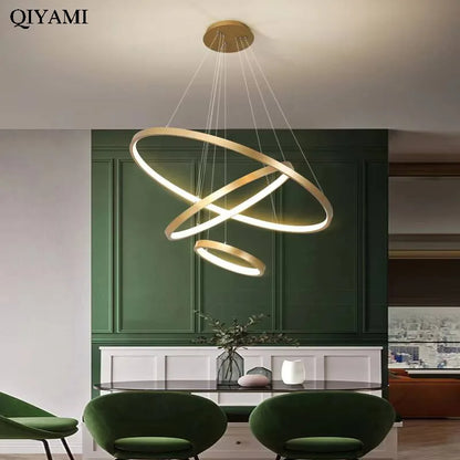 Modern Led Ceiling Chandelier Villa Living Room Bedroom Dining Room Iron Chandelier Home Interior Lighting Decorative Lights