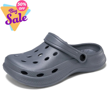 2026Summer Men Clogs Sandals Men's and Women's Leisure Slippers Beach Slides Home Garden Shoes Outdoor Sandals Plus Size46 47 48