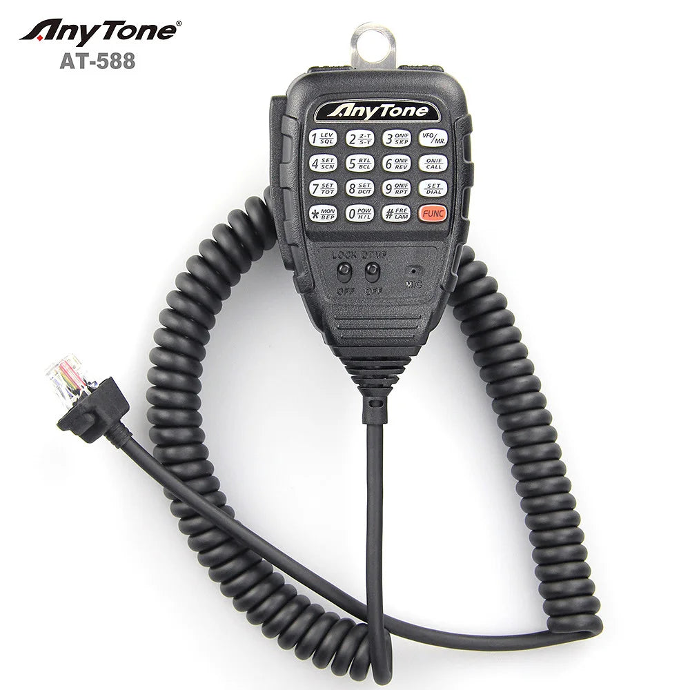 510 Channels ANYTONE AT-588 Single Band With Air Band RX 70w VHF Long Range Walkie Talkie for Vehicle Radio Amateur UHF Radio