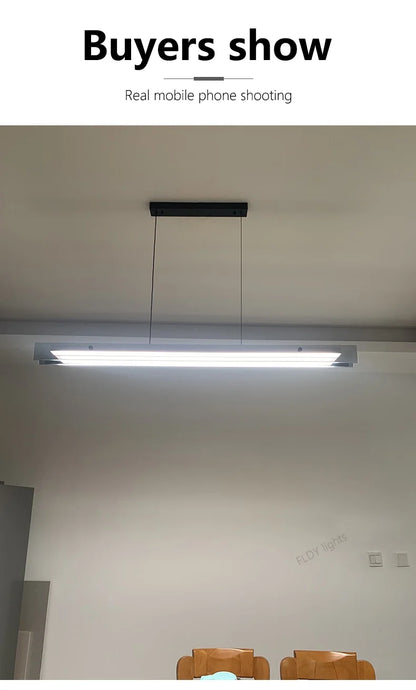 LED Chandelier Pendant lights restaurant lights Nordic modern minimalist office long bar dining room chandeliers kitchen lamps