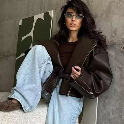 Winter Jackets & Coats Women's 2026 New Fashion Loose Warm Elegant Women's Jackets Winter Chic Street Travel Outerwear Coats