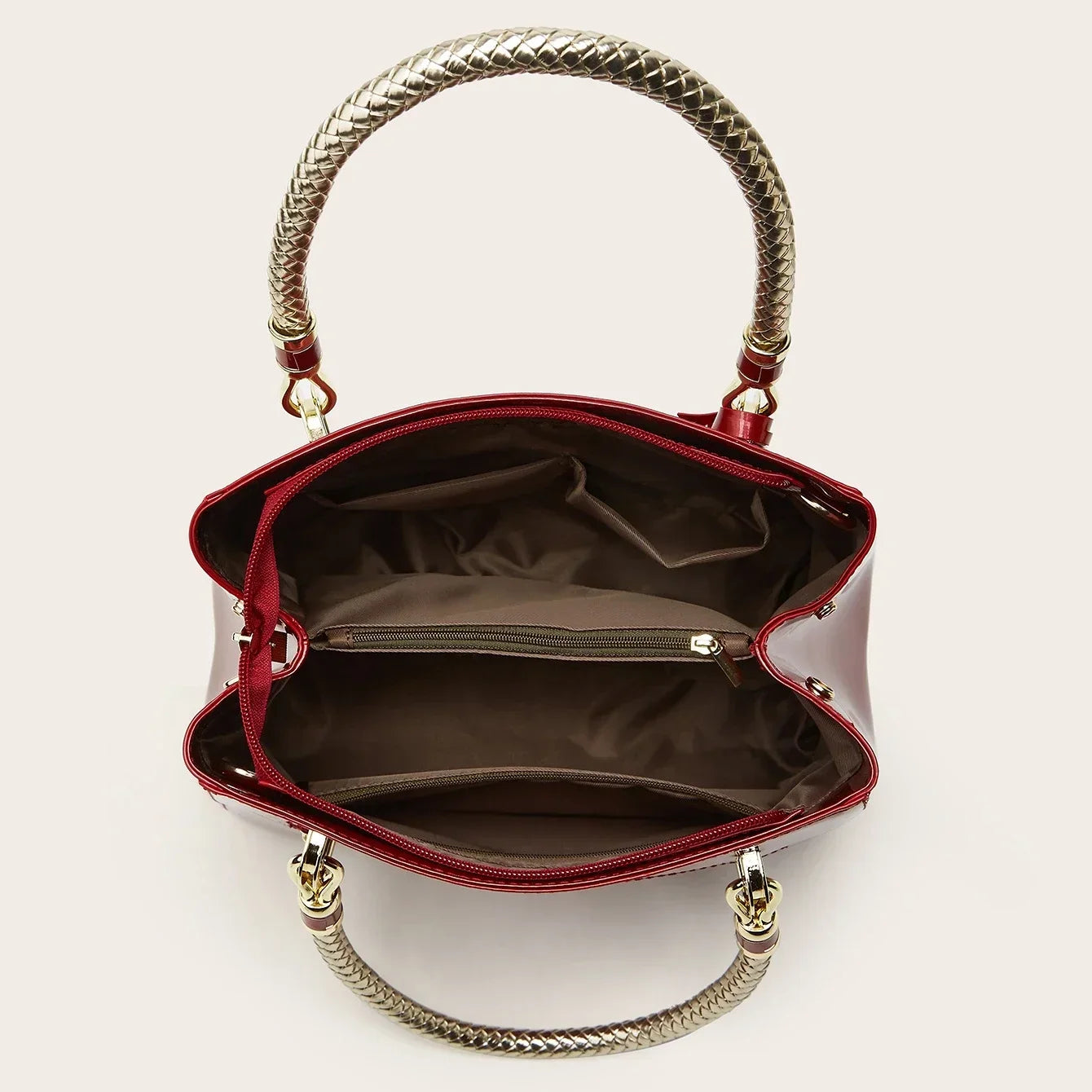 Faux Leather Handbags for Woman 2026 Luxury Bags Designers Evening Party Handbag Ladies Bag Wine Rose Red Navy Pink Beige Black