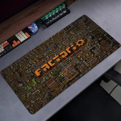 Factorio Mouse Pad Popular Large Gamer XXL KeyboardMat Oni MouseMat 900X400MM Rubber Desk Mat Gaming Mousepad